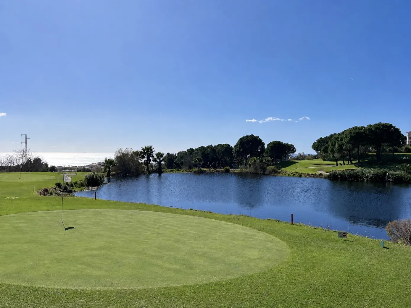 Benalmadena Golf course aerial view